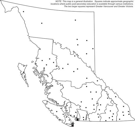 Public Post-Secondary Education Widely Available in B.C.