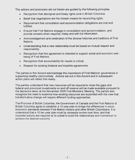 Transformative Change Accord - continued.