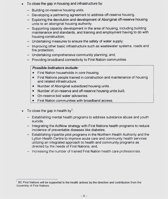 Transformative Change Accord - continued.