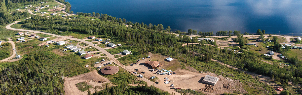a landscape of a affordable housing building
