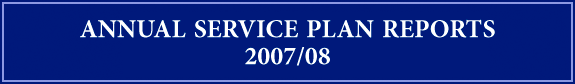 Annual Service Plan Reports 2005/06